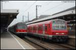 Ein Karlsruher Steuerwagen und ein S-Bahn-Steuerkopf am 06.09.07 in Nrnberg HBF.