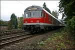 Nachschuss auf die RB91 (RB 39175)  RUHR-SIEG-BAHN  von Hagen ber Finnentrop - Altehundem und Kreuztal nach Siegen. Hier bei Hohenlimburg am 03.10.07