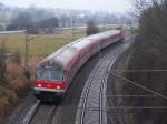 RE 19449 auf der Fahrt von Stuttgart Hbf nach Aalen.