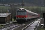 RB91 (RB 39166)  Ruhr-Sieg-Bahn  ist in Littfeld eingefahren.