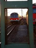 RB aus Regensburg Hbf bei der Einfahrt in Plattling Bhf.