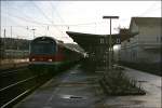 RB91  Ruhr-Sieg-Bahn , von Siegen nach Hagen Hauptbahnhof, ist im Bahnhof Siegen-Weidenau zum stehen gekommen.