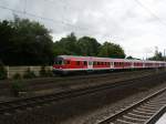 Karlsruher Steuerwagen steuert RE von Bad Harzburg nach Hannover HBF durch Rethen(Leine).