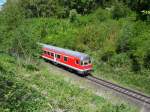 RE 32795 am 12.5.2008 bei Wiedergeltingen auf der Fahrt nach Augsburg.