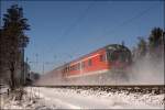 RE13 (RE 9018)  Maas-Wupper-Express  ist bei Westhofen nach Venlo unterwegs. (06.01.2009)