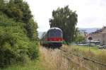 Die ausnahmsweise mit 218 bespannte RB 13959 am 30.6.2009.