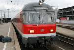 Dieser Karlsruher Steuerwagen steuert die RB nach Nrnberg Neumarkt und zurck an, aufgenommen am 18.10.2009 in Nrnberg HBF