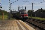 Ein Kralsruhrer Steuewagen, fhrt am 17.06.2010 durch Lehrte.