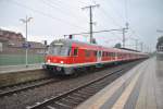 Karlsruher Steuerwagen am Gleis 2 in Lehrte.