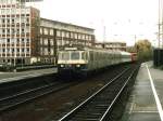 141 306-1 mit RE 66 Die Teuto-Bahn 12826 Osnabrck-Mnster auf Mnster Hauptbahnhof am 28-10-2000.