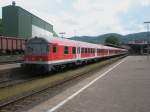 Hier RE14067 von Hannover Hbf. nach Bad Harzburg, bei der Einfahrt am 22.5.2011 in Bad Harzburg.