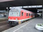 Hier ein alter Silberling Steuerwagen im Dsseldorfer Hbf an Gleis 9.