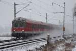 Regionalbahn bei Trieb am 23.02.2013.