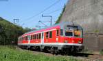 RB 19279 (Geislingen(Steige)-Ulm Hbf) mit Schublok 143 071-9 bei Geislingen 5.9.13