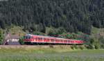 IRE28626 (Ulm Hbf-Donaueschingen) mit Schublok 218 491-9 bei Mühlheim 23.6.14