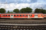 Steuerwagen Bauart Karlsruhe (Basis: n-Wagen) mit Gepäckfalttüren, aufgenommen im Juni 2016 in Ulm. Wagennummer: 50 80 82 - 34 096 - 1, Bnrdzf 463.0 - beheimatet in Ulm - DB ZugBus Regionalverkehr Alb-Bodensee GmbH (RAB).