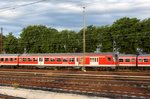 Steuerwagen Bauart Karlsruhe (Basis: n-Wagen) mit Gepäckfalttüren, aufgenommen im Juni 2016 in Ulm. Wagennummer: 50 80 82 - 34 212 - 4, Bnrdzf 463.0 - beheimatet in Ulm - DB ZugBus Regionalverkehr Alb-Bodensee GmbH (RAB).