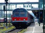 RB von Neumarkt i.d.Obpf. nach Plattling am 21.04.2007 bei der Ausfahrt aus Regensburg Hbf.