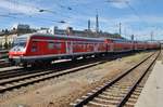 RB59147 von Treuchtlingen nach München Hauptbahnhof erreicht am 14.8.2017 die bayrische Landeshauptstadt.