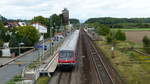 Ein RE70 nach Mannheim durchfährt Groß-Gerau Dornheim. Aufgenommen am 9.9.2017 15:39