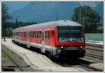 R 5116 von Innsbruck nach Rosenheim am 16.7.2007 bei der Einfahrt in Brixlegg in Tirol.