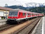 RB Zug nach Mnchen in Garmisch-Partenkirchen.