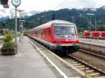 RB Zug nach innsbruck in Garmisch-Partenkirchen.