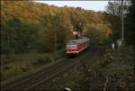 RB91 (RB 39174)  RUHR-SIEG-BAHN  geschoben von der 143 282 nach Hagen wird gleich den Bahnhof Plettenberg erreichen.