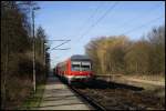 Ein Regional-Express von Kiel Hbf nach Hamburg Hbf am 16.02.2008 am Haltepunkt Prisdorf