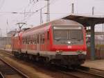 Hier der Steuerwagen (D-DB 50 80 80-35 507-8 - Beheimatung in Cottbus)der Inbetriebnahmefahrt von Cottbus nach Leipzig Hbf.