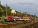 Eine Regionalbahn nach Lichtenfels verlsst am 30.