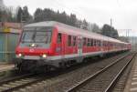 Eine Regionalbahn nach Bamberg steht am 20.