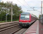 Nachschuß auf den RE 14041 der am Zugende einen Wittenberger Stw. mitführt. 29.04.2014