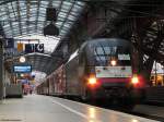 Als Talent 2 Ersatzzug setzt National Express die 182 530 mit Silberlingen und Abteilwagen auf der RB 48 von Bonn über Köln nach Wuppertal ein.