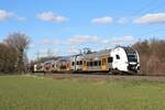 462 065-4 (National Express) zusammen mit 462 157-9 als RE5 in Richtung Bonn Hbf in Ratingen Lintorf, 11.