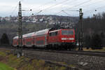 27.12.2017 Streckenabschnitt Uhingen 111 137-6