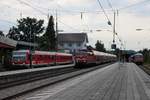Am 27.06.2013 wurden in Prien am Chiemsee noch alle normalspurigen Leistungen durch die DB erbracht.