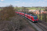 440 818 als RB 58119 von Würzburg Hbf nach Treuchtlingen bei Ansbach, 07.04.2019