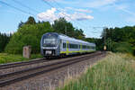 440 104 Agilis als ag 84202 (Plattling - Neumarkt (Oberpf)) bei Seubersdorf, 19.08.2020