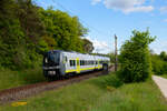 440 412 Agilis als ag 84275 (Ingolstadt Nord - Plattling) bei Thaldorf, 29.05.2021