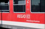 Das  REGIO DB Allersberg-Express  Logo.