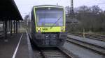 650 737 der Agilis Verkehrsgesellschaft steht am 20.11.2011 in Hochstadt-Marktzeuln. In krze wird dieser seine Fahrt Richtung Weiden i. d. Oberpfalz antreten. 