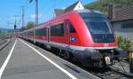 Eine abgestellte Regionalbahn steht am 01.05.2012 in Gemnden am Main.