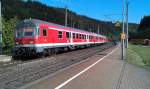 Eine RB am 20.05.2012 in Frtschendorf. Am Zugschluss schob eine BR 111. 