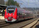 442 310/810 steht am 29. Dezember 2012 als RE von Nrnberg Hbf nach Jena Saalbahnhof in Kronach.
