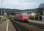 442 309 steht am 09.November 2013 als RB nach Bamberg im Bahnhof Pressig-Rothenkirchen.