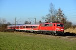 Während die DB Regio Doppelstockgarnituren schon komplett von der KBS 950 verschwunden sind, haben die n-Wagen noch eine gewisse Gnadenfrist im Meridian-Ersatzverkehr bekommen.