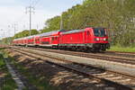 147 011 mit dem RB 32 nach Ludwigsfelde am 11.