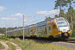 ET 445 112 der Ostdeutsche Eisenbahn GmbH am 24. Juni 2024 in Richtung Flughafen BER.