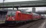 DB Regio AG - Region Nordost, Fahrzeugnutzer: Regionalbereich Berlin/Brandenburg, Potsdam mit ihrer  147 006  [NVR-Nummer: 91 80 6147 006-1 D-DB] auf Dienstfahrt am 05.02.25 Durchfahrt Bahnhof Berlin Hohenschönhausen.